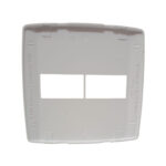 Placa 4x4 p/ 02 módulos horizontal (8306) (Slim) (Ilumi)