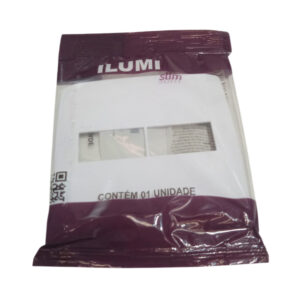 Placa 4×4 p/ 02 módulos horizontal (8306) (Slim) (Ilumi)
