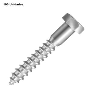 Parafuso sextavado soberbo zincado 3/8x80 c/100un (Ciser)