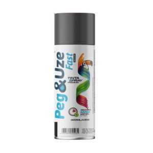 Tinta spray 300ml 130gr cinza escuro (6377) (PEG&UZE)