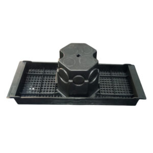 Caixa de luz pvc p/ lage ffd dupla 30cm pt (1104) (Brasipla)