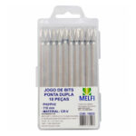 Jogo Bits Ponteiras 110mm Ponta Dupla c/ 10un (10833) (Melfi)