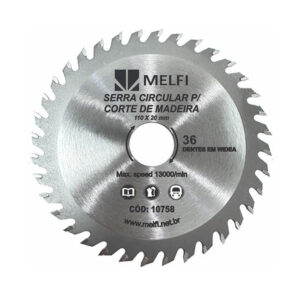 Disco corte serra circular widea 110mm 4.3/8X36dd Furo 20mm (10758) (Melfi)