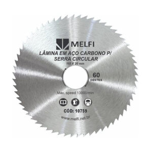 Disco corte serra circular widea 110mm 4.3/8X60dd Furo 20mm (10759) (Melfi)