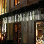 Cordão c/8 tubos 50cm 384 leds br. frio dupla face 6,0x0,50cm m/f biv. ext. ip44 (18156) (Natal) Novo