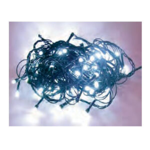 (Natal)Pisca 8f fio verde 100 leds br.frio 10mt 220v (85104)