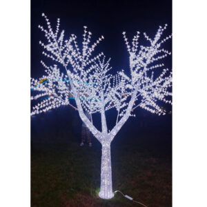 Árvore de natal cerejeira 1560 leds c/188 strobos b.frio 2,5m (22731) (Natal) Novo Esgotado 2024