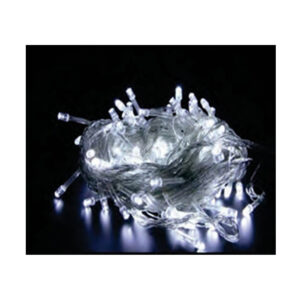 Pisca 8f fio transp. 50 leds 05m biv. b.f. (89067) (Natal) Novo