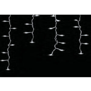 Cascata 400 leds 8f. br. frio fio br. tom. m/f 10mt 220v (81651) (Natal)