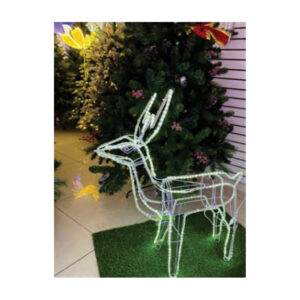 Armação rena macho 93x80x40cm super led br. frio bivolt (24020) (Natal) Novo