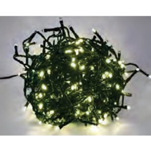 (Natal)Cordão 500 leds br. quente e 1 fonte c/ contr. biv 50M