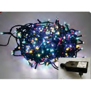 (Natal)Cordão 500 leds colorido e 1 fonte c/ controle biv 50M