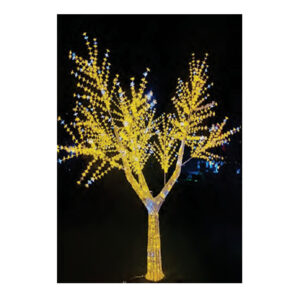 (Natal)Árvore de natal cerejeira 2272 leds branco quente 3,0mt