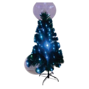 Árvore de natal fibra óptica f.cachoeira led br. frio 1,20MT