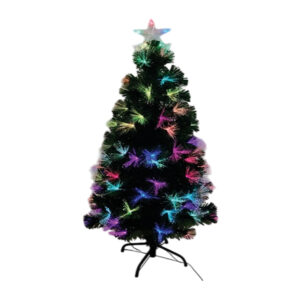 (Natal)Árvore de natal fibra óptica super led colorida 1,2mt