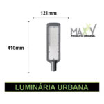 Luminária Led Urbana 100w 5000k (Max-0541) (Maxxy)