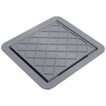 Ralo quadrado oculto 15x15cm (079) (Krona)