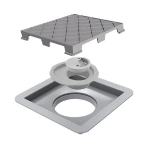 Ralo quadrado oculto 15x15cm (079) (Krona)