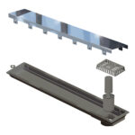 Ralo linear sifonado 50cm polido (083) (Krona)
