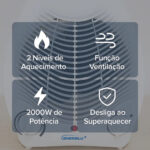 Aquecedor desum. elétrico 2t 2000w mod fh03 (Enerblu)