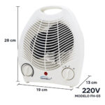 Aquecedor desum. elétrico 2t 2000w mod fh03 (Enerblu)