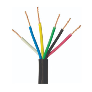 Metro-cabo pp controle 6X00,75MM 500V Preto (Sob encomenda) (Corfio)