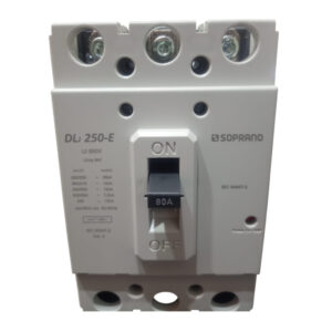 Disjuntor din cx. mold. 3x080a dlj250-e (soprano)