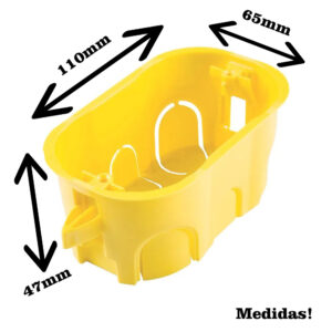 (Tramontina) caixa de luz 4×2 am pvc p/gesso drywall 57500/071