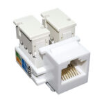 Tomada keystone p/ rj-45 fêmea cat5e (eke-51w) Cablix
