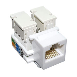 Tomada keystone p/ rj-45 fêmea cat5e (eke-51w) Cablix