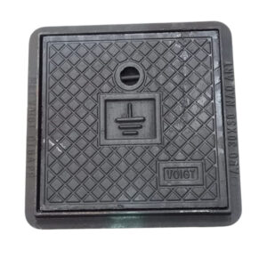 Tampa ferro fundido 12,5 kn 30x30 c/aro aterram. (Voight) (0234) luminoso