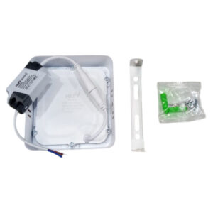Plafon led sobr. br quad.12w 4000k 1.080 lm biv. 154mm Maxxy