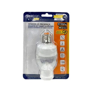 Sensor de presença com base e-27 (spt0e27 xc) (exatron)