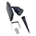 Espeto p/ jardim led 3w verde pt (solar) (4-113) (Aaa Top)