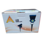 Espeto p/ jardim led 3w verde pt (solar) (4-113) (Aaa Top)