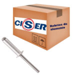 Rebite de aluminio 4,0 x 19 (cx c/1000) (195631) (ciser)
