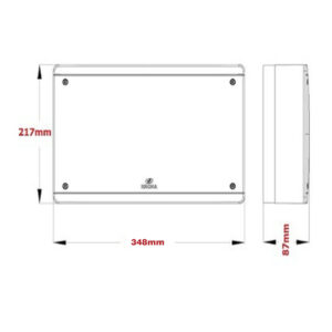 Caixa passagem elet parede sobrepor 30 x 20cm (krona)