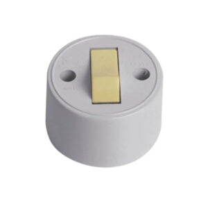 (Ilumi) externa- redondo - interruptor 1ts 6a 250v cinza