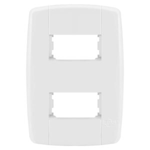 (Ilumi) (lev) placa 4x2 p/02 modulos dist. (8708)