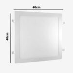 Plafon led emb. br quad. 36w 6500k 3240lm biv. 40,0cm Maxxy