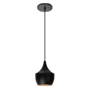 (Opl) pendente alum. tokio balao pt/co 1xe27 240x310mm (3908)