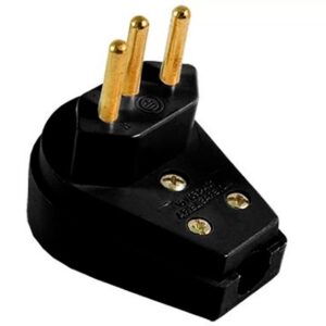 (Ilumi) pino prensa cabo gigante 2p+t 20a 250v preto (1419)