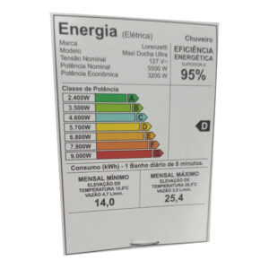 Maxi Ducha 5500w 127v (7530112) (Lorenzetti)