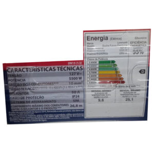 Ducha futura eletrônica 5500w 127v (7531285) (Lorenzetti)