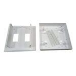 Centro distr.p/12/18 disj.sobrepor c/tampa branca pvc (AC&A)