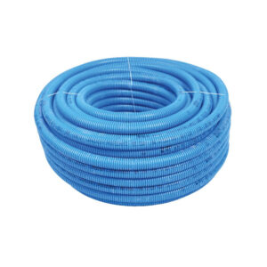 Mangueira corrugada azul 5/8" aprox.  c/50mt 1,50 kg (34) (Fortplas)