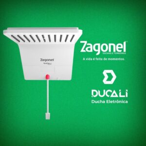 Ducha eletrônica ducali 7500w/220v branco (Zagonel)
