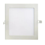 Plafon led emb. branco quad.06w 3000k 0.540 lm biv. 116mm al. (Maxxy)
