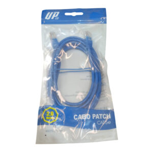 Cabo de rede cat.5 (az) c/01,8mt  (002920) (Allsemi)