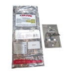 Piso placa leve 4x2 inox alto brilho p/2 rj45 (pll88) (olivo)